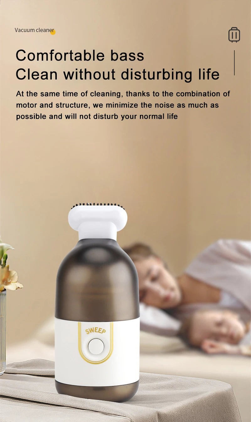 Mini Vacuum Cleaner Portable Wireless Power Usb Charging Car Home Computer Office Sweeping Machine Desktop Dust