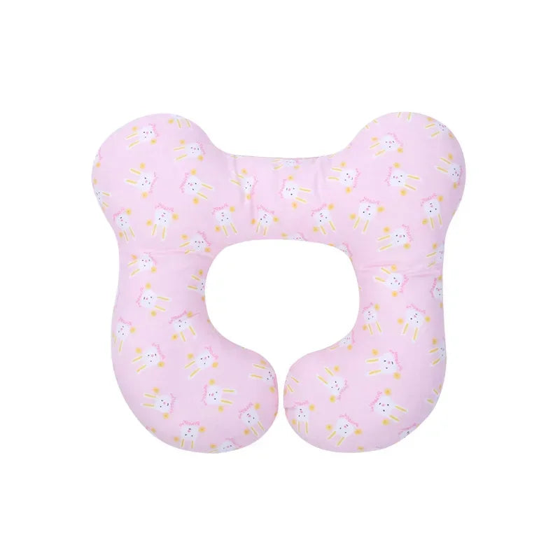 Baby Stroller U-Shaped Neck Pillow - Cartoon Design Newborn Car Seat Sleeping Headrest Cushion Kids Neck Support Protector