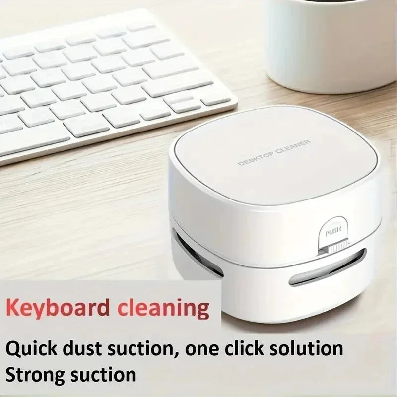 Mini desktop vacuum cleaner, office desk dust tool, home computer vacuum cleaner, car cleaning tool, giving you a clean side