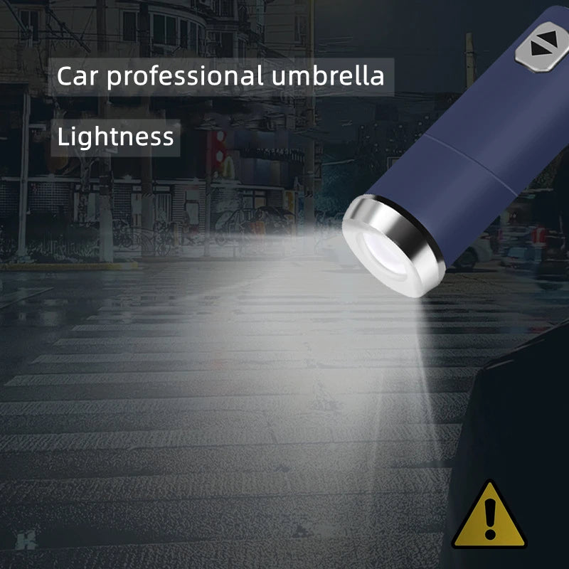 Fully Automatic UV Umbrella With LED Flashlight Reflective Stripe Reverse Umbrellafor Dodge Ram 1500 2500 3500 accessories
