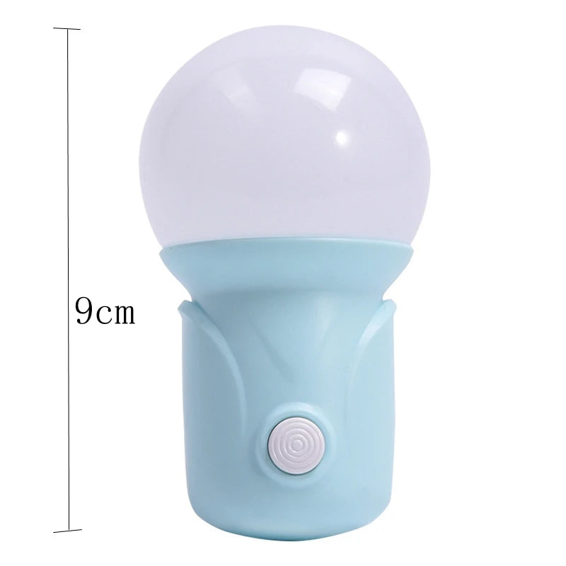 LED Night Lights EU/US Plug 2-color Dimmering Lamp Eye Protection Baby Nursing Sleep Light Reading Living Room Night Lamp
