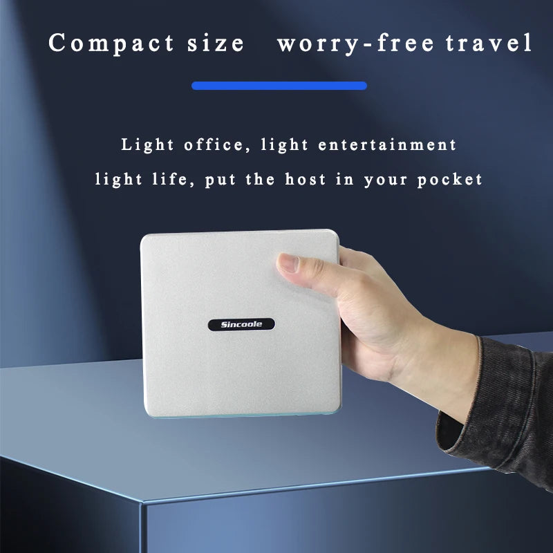 Sincoole Mini PC，Intel 12th N100 Mini PC 16GB DDR4 512GB 4K UHD Dual HDMI Dual Band WiFi Windows 11 pro Mini Computer