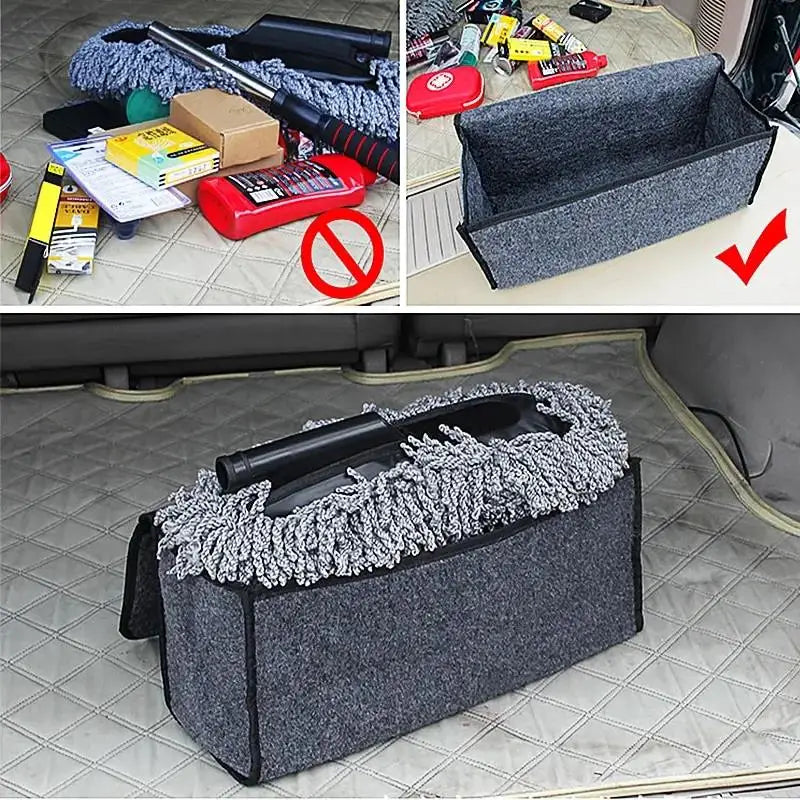 Large Car Organizer Bag Car Trunk Organizer Anti Slip Compartment Boot Storage Organizer Tool Car Storage Bag Organizer for Trun